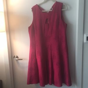 Julian Taylor Pink Size 18W A-Line Dress